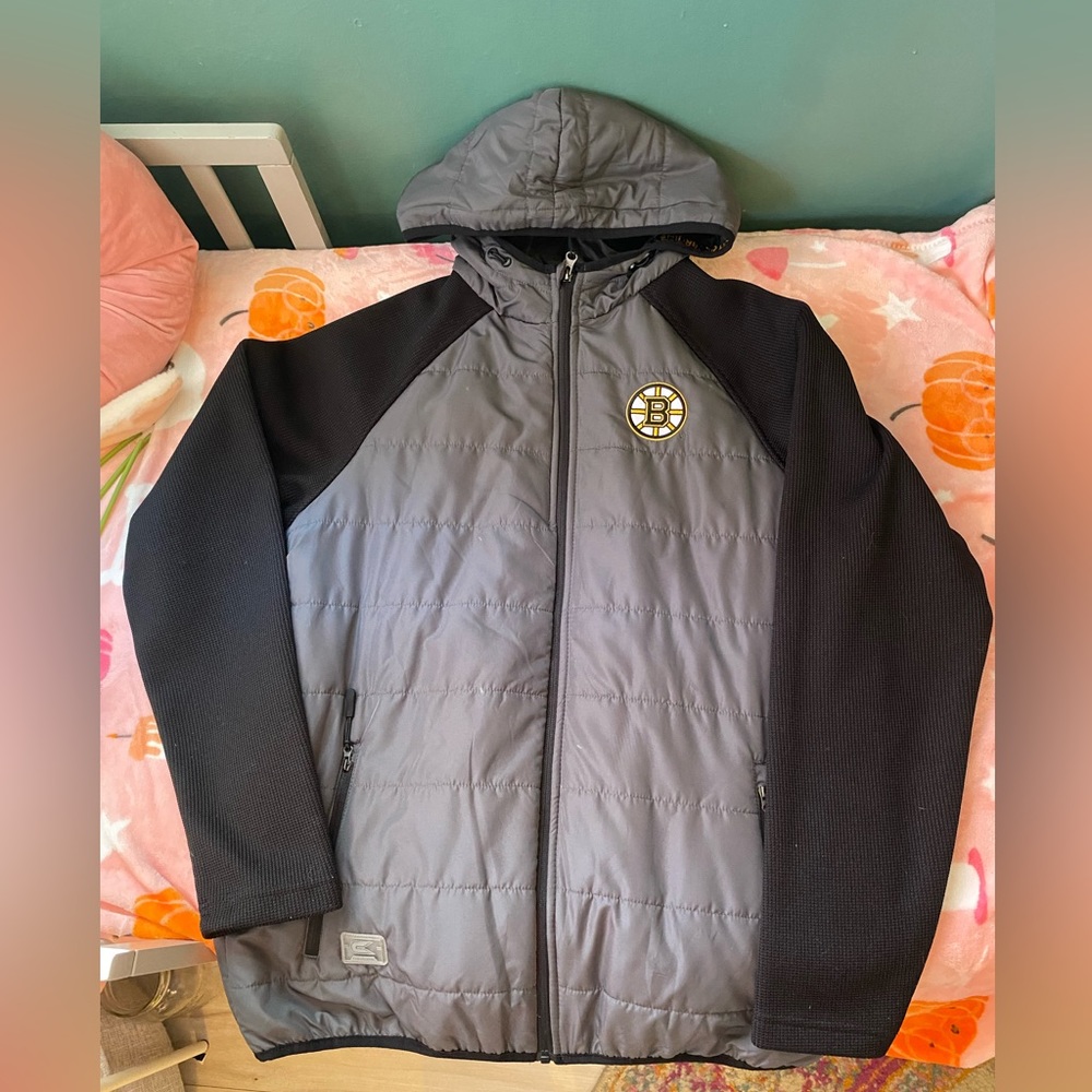 NWOT Boston Bruins Mens Colosseum Jacket Large